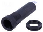 Fuse holder | 6.3x32mm | 10A | 500V | on panel | -25&divide;70&deg;C