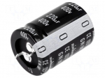 Capacitor: electrolytic | SNAP-IN | 220uF | 400VDC | &Oslash;25x35mm | &plusmn;20%