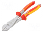 Pliers | side,cutting,insulated | 240mm | Cut: with side face