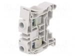 Splice terminal: rail | Entrelec | 600V | for DIN rail mounting