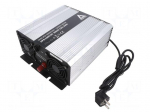 Converter: DC/AC | 600W | Uout: 230VAC | Out: AC sockets 230V | 12V
