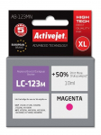 Activejet AB-123MN Ink (replacement for Brother LC123M/121M; Supreme; 10 ml; magenta)
