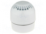 Signaller: sound | siren | 110/230VAC | 102dB | Sonos | IP65 | white