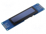 Display: OLED | graphical | 3.55" | 256x64 | Dim: 157x40x1.6mm | white