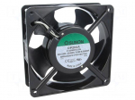 Fan: AC | axial | 230VAC | 119x119x38.5mm | 134m3/h | 42dBA | ball