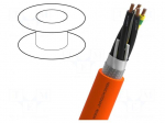 Wire: servo drive | MOTIONLINE&reg; PREMIUM | 4G6mm2 | orange | stranded