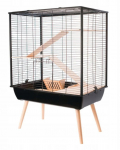 Zolux Cage Neo Cozy Large Rodents H80, black color