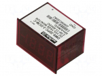 Voltmeter | digital,mounting | VDC: 2&divide;11V | on panel | LED | 3 digit