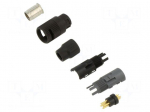 Connector: circular | 710 | 125V | 3A | PIN: 4 | plug | male | soldering