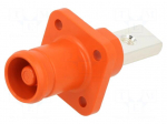 Connector: DC supply | socket | male | 1kV | PIN: 1 | straight | screw