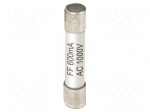 Fuse | 600mA | 1kV | 6.3x32mm | 10pcs.