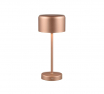 Trio Jeff LED table lamp coffee brown rechargeable gaismeklis R59151165 4017807575149