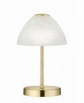 Trio Queen LED table lamp matt brass gaismeklis R52021108 4017807369540