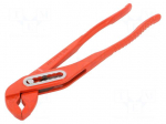 Pliers | adjustable | Pliers len: 240mm | Jaw capacity: 35mm | 447/6