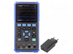 Portable oscilloscope | 200MHz | 8bit | LCD 3,5" | Ch: 2 | 1Gsps | 8kpts