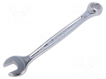 Wrench: combination spanner | double-sided | 16mm | L: 195mm | satin