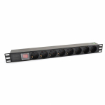OEM 19" PDU paneel 8-port (EU)  C14 pistik PDU08SFC14