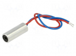 Module: laser | 0.4mW | red | dot | 635nm | 4.5&divide;5.5VDC | 15&divide;45mA