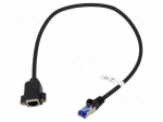 Extender Ethernet | S/FTP | Cat 6a | RJ45 socket,RJ45 plug | Cu | 0.5m