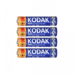 Patareid, akud, toiteplokid ja adapterid // AA, AAA ja muud suurused patareid, laadijad &ndash; saadaval tellimiseks // Baterie Kodak MAX Alkaline AAA LR03, 4 szt.