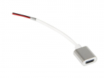 &Uuml;hendused // Different Audio, Video, Data connection plug and sockets // 91-331# Gniazdo lightning hq z przewodem 8cm