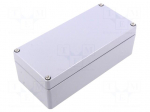 Enclosure: multipurpose | X: 80mm | Y: 175mm | Z: 57mm | AL | aluminium