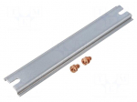 DIN rail | steel | L: 208mm | W: 35mm | TS35