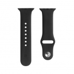 Strap Evelatus Apple Watch 38/40/41mm Silicone Loop Watch Straps (132mm M/L) Black