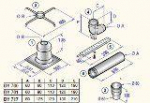 Chimney Connection kit D60/110 to D80, DY701