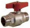 Ball valve MM 1'' with butterfly Rastelli