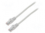 Patch cord | U/UTP | Cat: 6 | RJ45 plug,both sides | stranded | CCA
