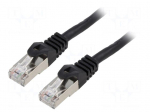 Patch cord | F/UTP | Cat: 6 | RJ45 plug,both sides | stranded | CCA | 15m
