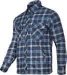 Jalan&otilde;ud, t&ouml;&ouml;riided | Isikukaitsevahendid // T&ouml;&ouml;-, kaitse-, k&otilde;rgn&auml;htavusega riided // Koszula flanelowa ociep., granat-nieb., "3xl", ce, lahti