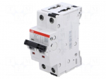 Circuit breaker | 240VAC | Inom: 10A | Poles: 1+N | Charact: B | 25kA