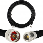 Rangeful N Male / N Female 1m elastne koaksiaalkaabel &mdash; vastab LMR400 UF UltraFlex HF400-NM-NF-1