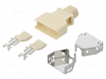Plug case | PIN: 20 | straight | shielded | DXM | Locking: latch