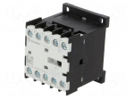 Contactor: 4-pole | NO x4 | 24VDC | 12A | for DIN rail mounting | 6K