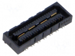 Connector: PCB to PCB | socket | female | PIN: 28 | QSE | vertical | 2A