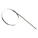 Isoleerlindid ja teibid // Kaablisidemed // Opaski zaciskowe metalowe ze stali nierdzewnej 4.6x400mm 100 szt. amio-04325