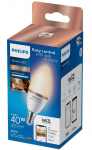 Philips Smart WiZ 40W C37 E14 gudrā LED spuldze  90CRI 2700-6500K TW  929002448721 8719514372382