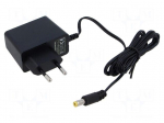 Power supply: switching | mains,plug-in | 12VDC | 1A | 12W | 84%