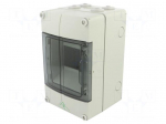 Enclosure: for modular components | IP65 | grey | No.of mod: 5 | AK