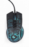 Computer mouse Gembird  MOUSE USB OPTICAL GAMING/BLACK MUSG-RGB-01