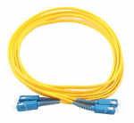 SC/UPC-SC/UPC Single Mode, Duplex, 3.0mm LSZH Yellow, 1m