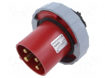 Connector: AC supply 3-phase | socket | male | power supply | 63A