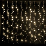 Christmas garland - curtain 3x2m, warm white, IP44, 240LED, 14.4W