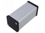 Enclosure: with panel | 1455 | X: 54mm | Y: 120mm | Z: 54mm | aluminium