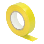 Uued tooted // Zestaw 10 taśm izolacyjnych 19mm, ż&oacute;łta, uniepalniona, grubość 0,13mm, długość 20m