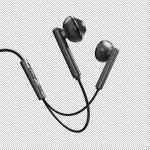 Wired headphones Evelatus  Crystal Clear Audio headphones with 3.5 mm jack with microphone CCA-3.5BL Black