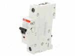 Circuit breaker | 230VAC | 220VDC | Inom: 10A | Poles: 1 | Charact: B